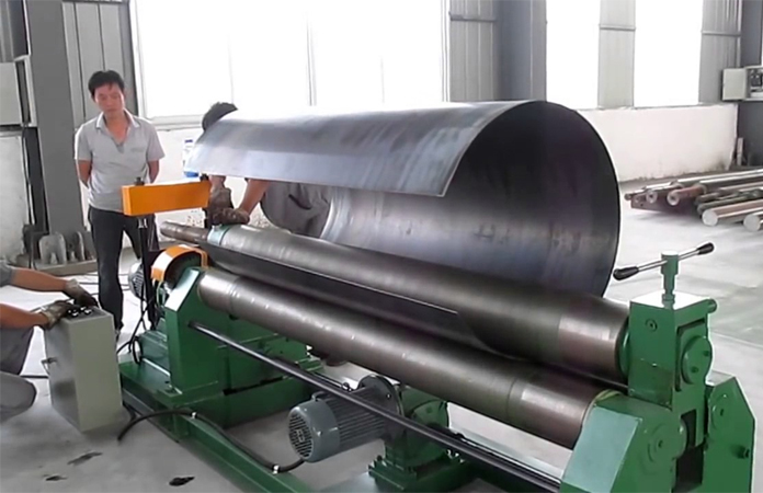Máy lốc tôn - bending machine